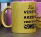 Preview: Weiße Tasse mit Spruch "KEIN GLITZER VERSTEHE ICH AKZEPIERE ICH FIND ICH TROTZDEM SCHEIßE"